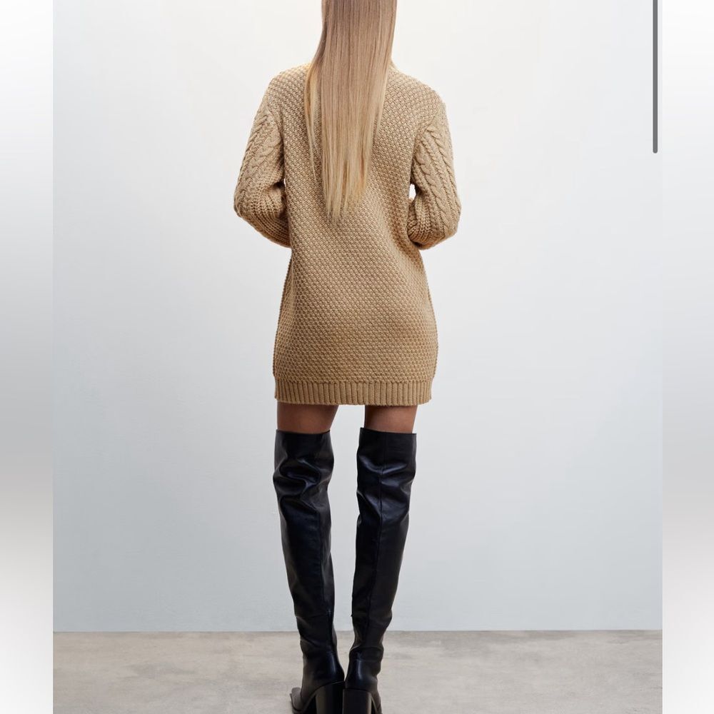 Mango Knitted Perkins Sweater Dress - Picture 6 of 12